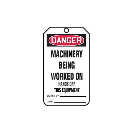 Accuform Caution, Self-Laminating RP-Plastic, 3-1/4 in Width, 0.11 in Height, , 25 PK MDT242PTP